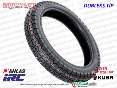 Kuba Çıta 100R, 125R, 150R Arka Dubleks Lastik (90/90-18) - ANLAS 