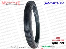 Kuba Çıta 100R, 125R, 150R Ön Şambrelli Lastik (2.50-18)