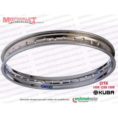 Kuba Çıta 100R, 125R, 150R Ön Teker Tel Jant Çemberi 1.40x18"