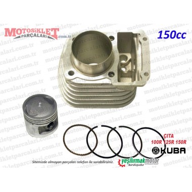 Kuba Çıta 100R, 125R, 150R Silindir, Piston, Sekman Takımı (150cc)