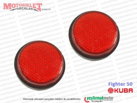 Kuba Fighter 50 Scooter Arka Kuyruk Yan Reflektör Takımı