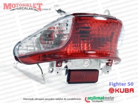 Kuba Fighter 50 Scooter Arka Stop Komple