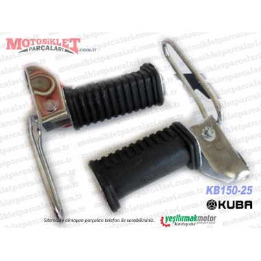 Kuba KB150-25 Chopper Arka Basamak Takımı