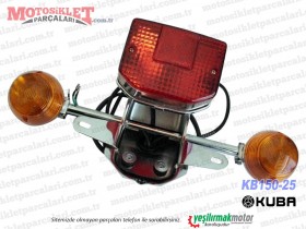 Kuba KB150-25 Chopper Arka Stop ve Sinyal Lambası Komple