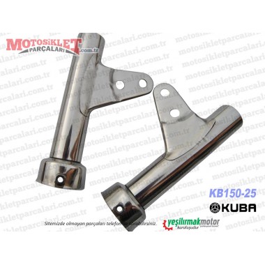 Kuba KB150-25 Chopper Far Bağlantı Sacı Takımı