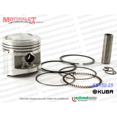 Kuba KB150-25 Chopper Piston, Sekman Takımı - STD