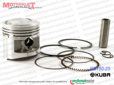 Kuba KB150-25 Chopper Piston, Sekman Takımı - STD