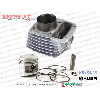 Kuba KB150-25 Chopper Silindir, Piston, Sekman Takımı