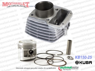 Kuba KB150-25 Chopper Silindir, Piston, Sekman Takımı