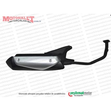 Kuba Zenzero 125 Egzoz Komple - SPONTINI