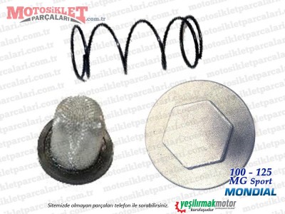 Mondial 100 MG, 125 MG Sport Şanzıman Alt Yağ Filtre ve Tapası Seti