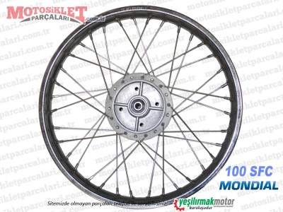 Mondial 100 SFC Basic X, Snappy X Cub Arka Tel Jant Komple 72 TELLİ