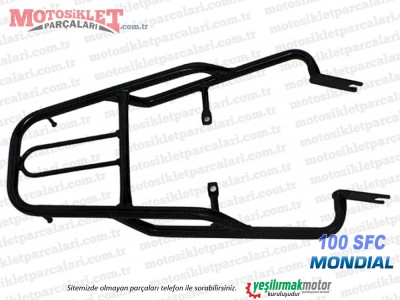 Mondial 100 SFC Basic X, Snappy X Cub Arka Tutacak, Çanta Demiri