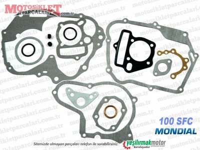 Mondial 100 SFC Basic X, Snappy X Cub Conta Takımı