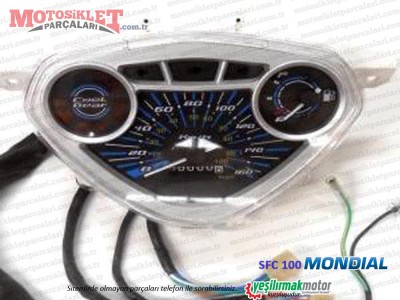 Mondial 100 SFC Basic X, Snappy X Cub Gösterge Paneli Komple