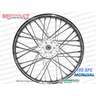 Mondial 100 SFC Basic X, Snappy X Cub Ön çelik Jant, KAMPANA TİP