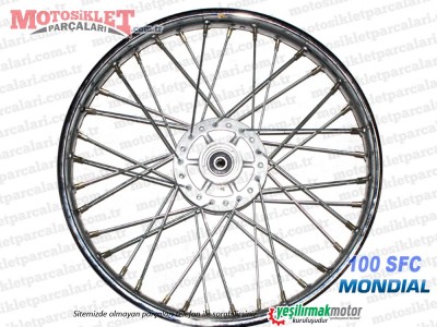 Mondial 100 SFC Basic X, Snappy X Cub Ön çelik Jant, KAMPANA TİP