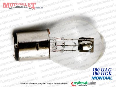 Mondial 100 UAG, 100 UGK (2008) Far Ampülü, Büyük (S2 35/35W)