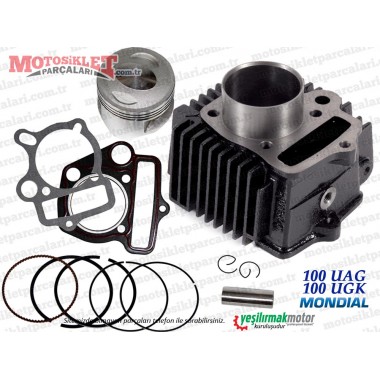 Mondial 100 UAG, 100 UGK (2008) Silindir, Piston, Sekman ve Conta Seti