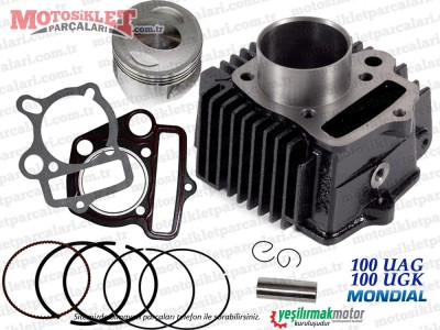 Mondial 100 UAG, 100 UGK (2008) Silindir, Piston, Sekman ve Conta Seti