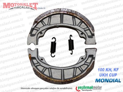 Mondial 100 UKH, KH, KF Cub Arka Fren Balatası