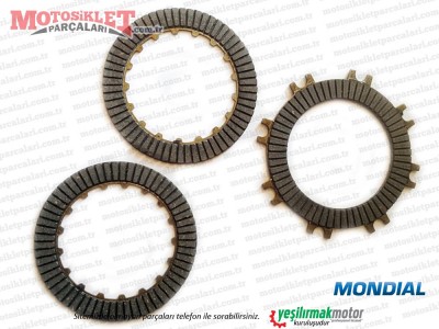 Mondial 100 UKH, KH, KF Cub Debriyaj Balatası Takımı