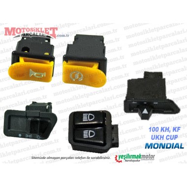 Mondial 100 UKH, KH, KF Cub Düğme Takımı