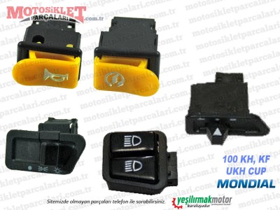 Mondial 100 UKH, KH, KF Cub Düğme Takımı