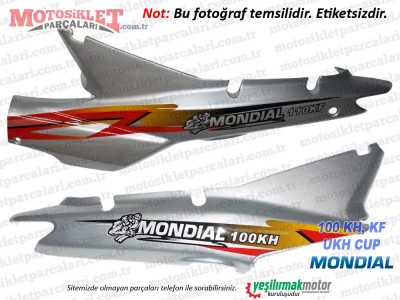 Mondial 100 UKH, KH, KF Cub Sele Altı Sağ, Sol Grenaj Takımı - Gri RAMZEY ETİKETLİ