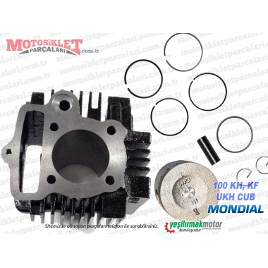 Mondial 100 UKH, KH, KF Cub Silindir, Piston, Sekman Seti - MUADİL