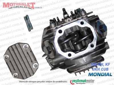 Mondial 100 UKH, KH, KF Cub Silindir Üst Kapağı Komple Dolu - MUADİL