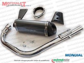 Mondial 125 AGK, 125 UAG Abartı Egzoz Komple