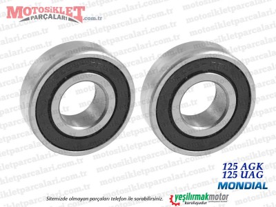 Mondial 125 AGK, 125 UAG Arka Teker Rulman Takımı (6202)