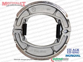 Mondial 125 AGK, 125 UAG Ön Fren Balatası, Alüminyum Jant