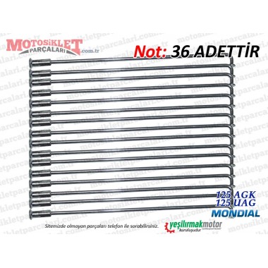 Mondial 125 AGK, 125 UAG Ön Jant Teli 36 Adet, Nipelli