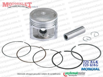 Mondial 125 AGK, 125 UAG Piston, Sekman Takımı