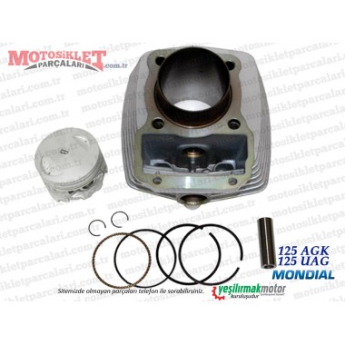 Mondial 125 AGK, 125 UAG Silindir, Piston, Sekman Takımı