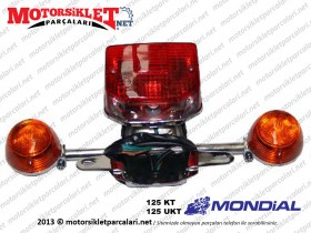 Mondial 125 KT, 125 UKT Arka Stop ve Sinyal Komple MUADİL