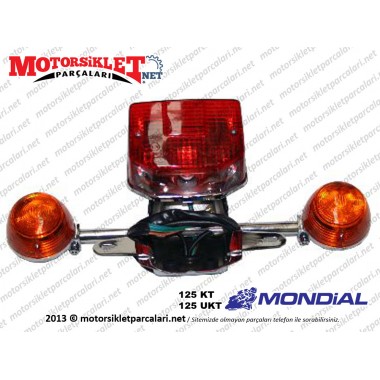 Mondial 125 KT, 125 UKT Arka Stop ve Sinyal Komple MUADİL