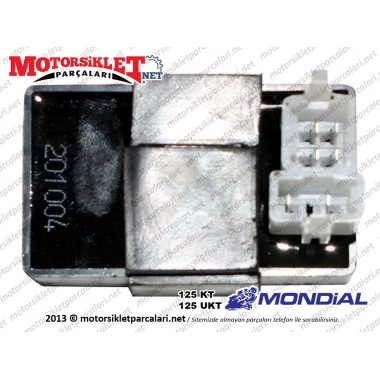 Mondial 125 KT, 125 UKT CDI - Beyin