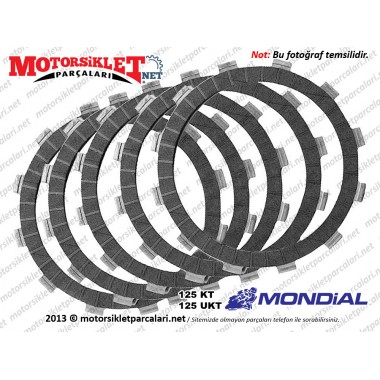 Mondial 125 KT, 125 UKT Debriyaj Balata Takımı