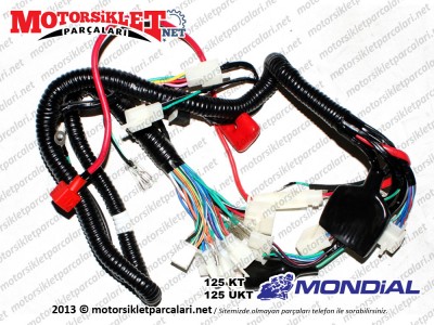 Mondial 125 KT, 125 UKT Elektrik Tesisatı - Komple MUADİL