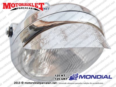 Mondial 125 KT, 125 UKT Far Şapkalı - Komple