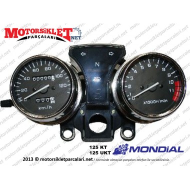 Mondial 125 KT, 125 UKT Gösterge Paneli - Komple