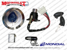 Mondial 125 KT, 125 UKT Kilit Seti