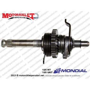 Mondial 125 KT, 125 UKT Marş Dişlisi - Komple