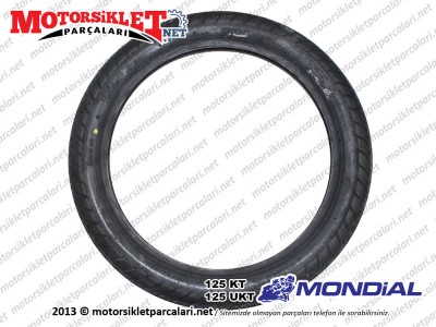 Mondial 125 KT, 125 UKT Ön Teker Dış Lastik - Dubleks (Tubeless) 90 90 18