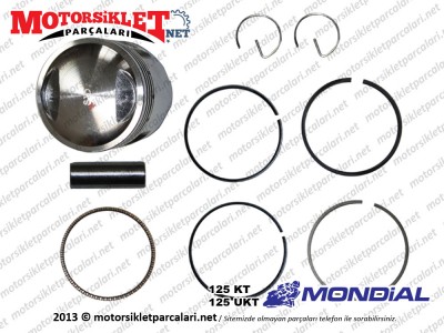 Mondial 125 KT, 125 UKT Piston Sekman Takımı