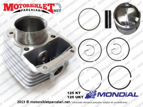 Mondial 125 KT, 125 UKT Silindir, Piston, Sekman Takımı - Komple