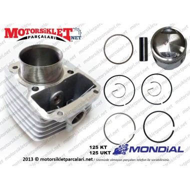 Mondial 125 KT, 125 UKT Silindir, Piston, Sekman Takımı - Komple